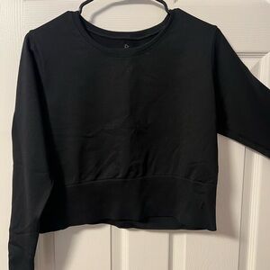 OFFLINE by Aerie Athletic Crop Top. Long Sleeved.